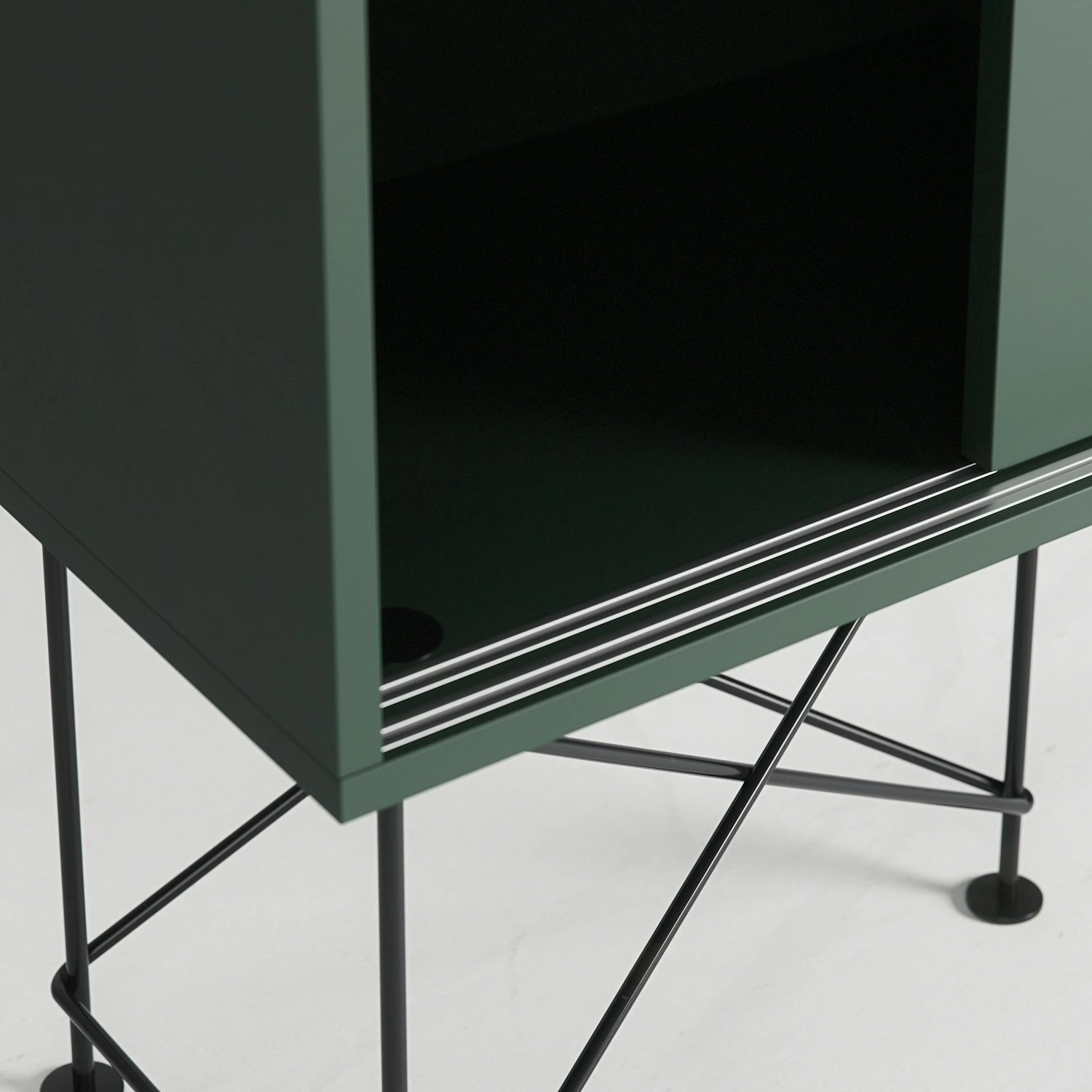 Vogue Sideboard 180H, Green/3G/Black 6 Vogue Sideboard 180H, Green/3G/Black - Afbeelding 4