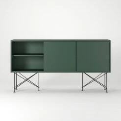 Vogue Sideboard 180H, Green/3G/Black 12 Vogue Sideboard 180H, Green/3G/Black -Meubelwinkel decotique vogue sideboard 180 with frame stand 320