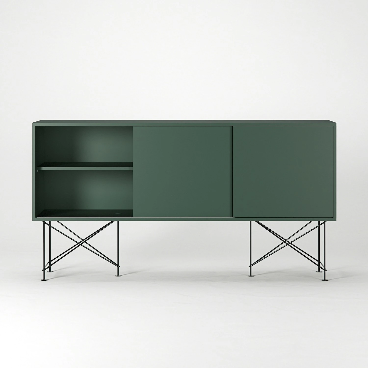Vogue Sideboard 180H, Green/3G/Black 7 Vogue Sideboard 180H, Green/3G/Black - Afbeelding 5