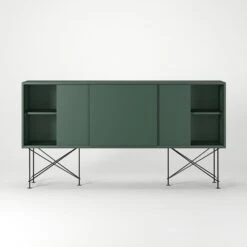 Vogue Sideboard 180H, Green/3G/Black 13 Vogue Sideboard 180H, Green/3G/Black -Meubelwinkel decotique vogue sideboard 180 with frame stand 321