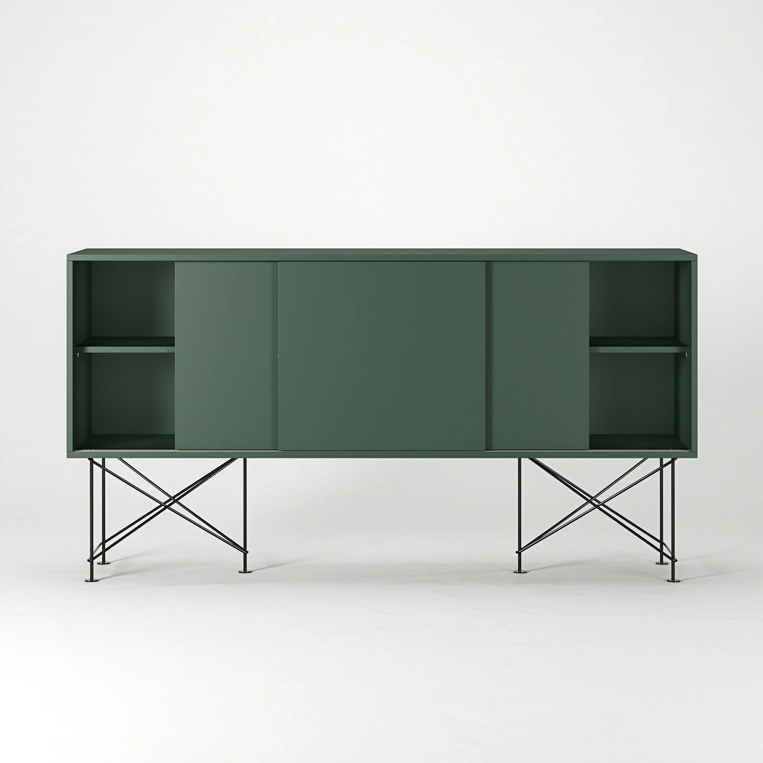 Vogue Sideboard 180H, Green/3G/Black 8 Vogue Sideboard 180H, Green/3G/Black - Afbeelding 6