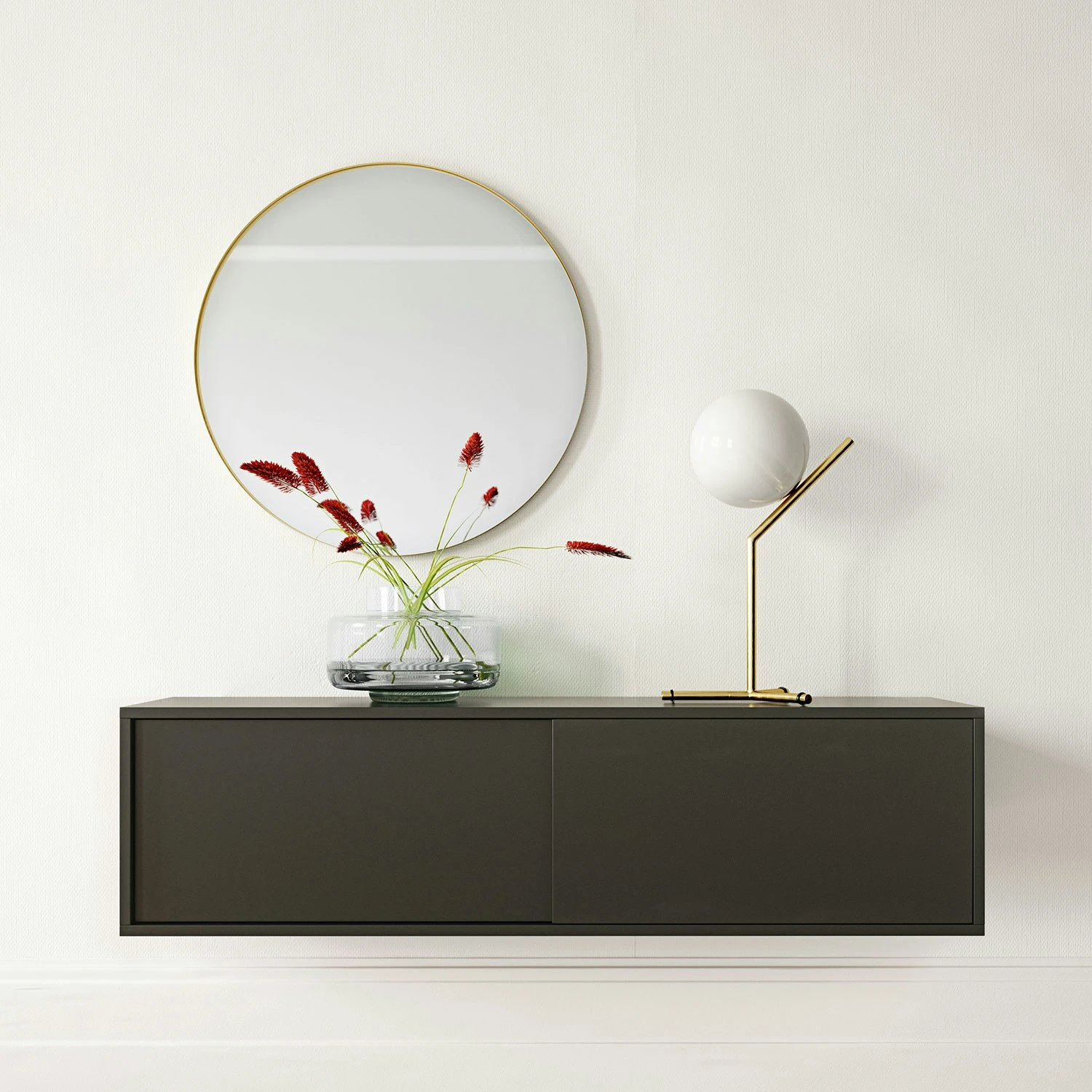 Vogue Wall Kast 136, Antraciet 4 Vogue Wall Kast 136, Antraciet - Afbeelding 2