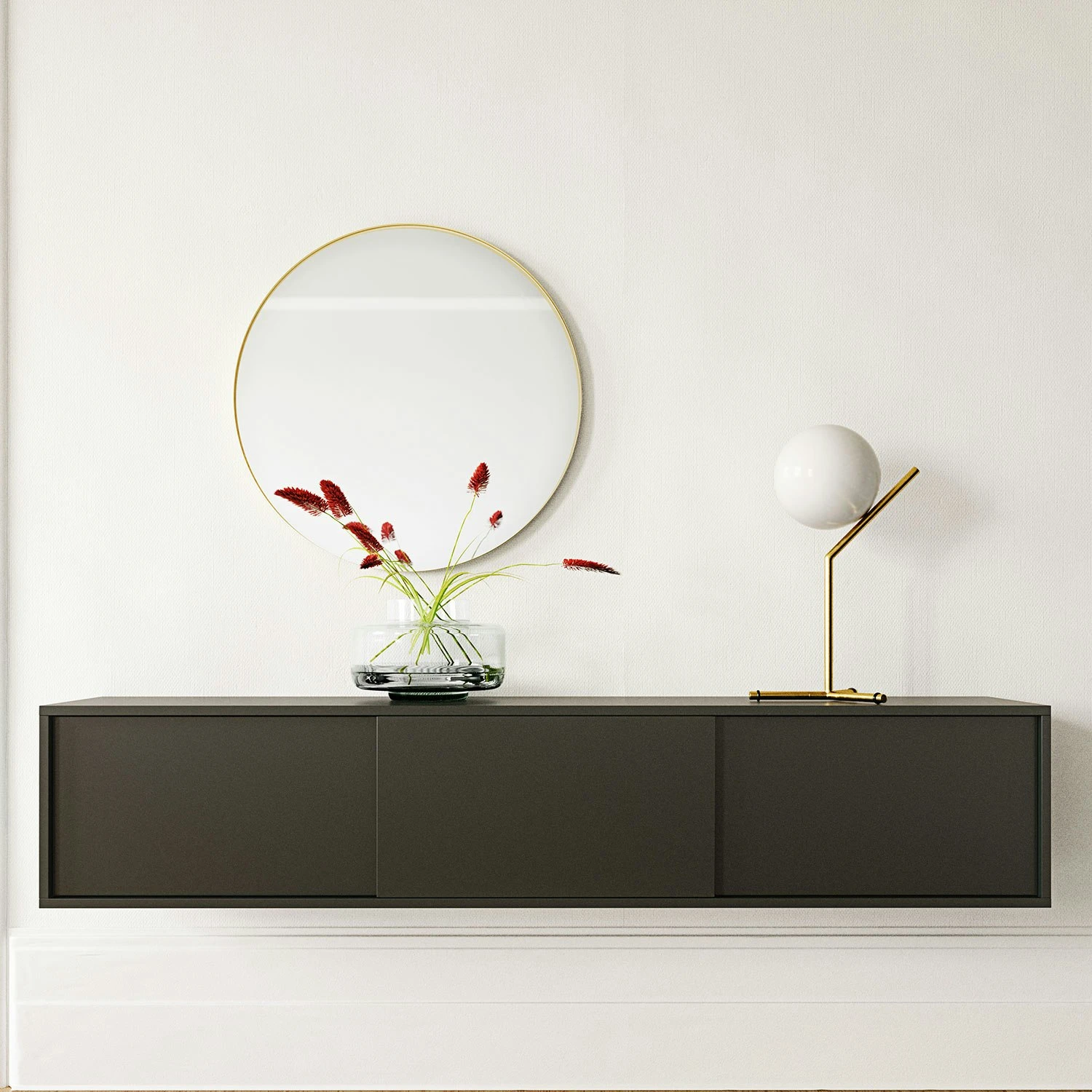 Vogue Wall Kast 180, Antraciet 4 Vogue Wall Kast 180, Antraciet - Afbeelding 2