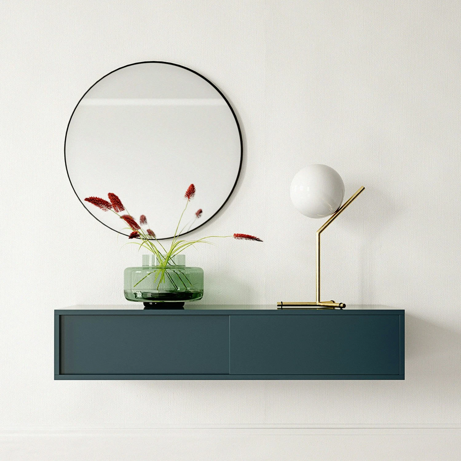 Vogue Wall Cabinet Petite 120, Darkblue 4 Vogue Wall Cabinet Petite 120, Darkblue - Afbeelding 2