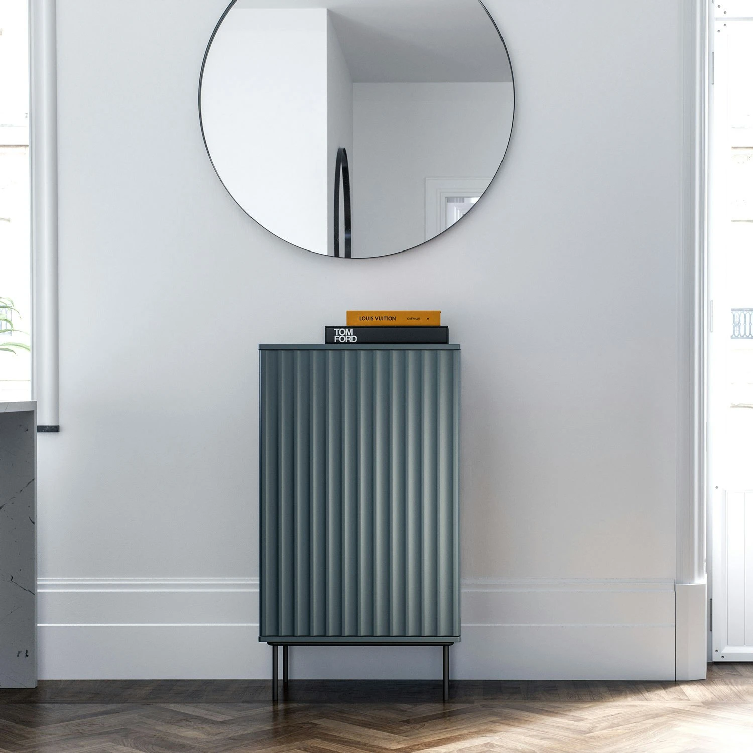 Wave Cabinet 1D Grey 5 Wave Cabinet 1D Grey - Afbeelding 3