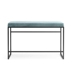 Bank Zwart / Fluweel Petrol