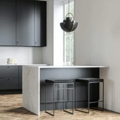 Barkruk Zonder Rugleuning 67 Cm, Zwart / Zwart Fluweel -Meubelwinkel department barkruk laag zonder rugleuning 120