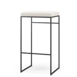 Barkruk Outdoor Zonder Rugleuning 76 Cm, Silver Grey