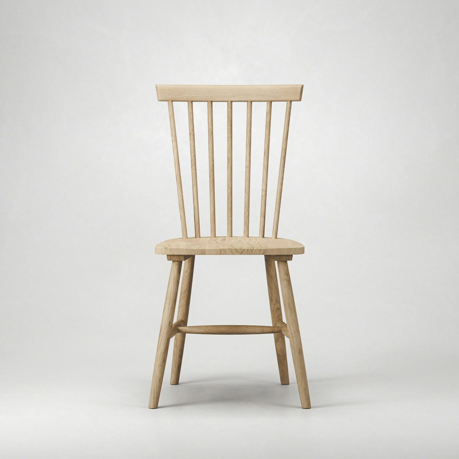 Wood H17 Windsorstoel, Wit Gepigmenteerd Eiken 4 Wood H17 Windsorstoel, Wit Gepigmenteerd Eiken - Afbeelding 2