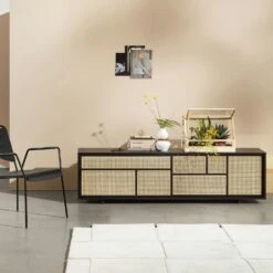 Design House Stockholm Air Dressoir Laag, Zwart -Meubelwinkel design house stockholm air sideboard low 10 1