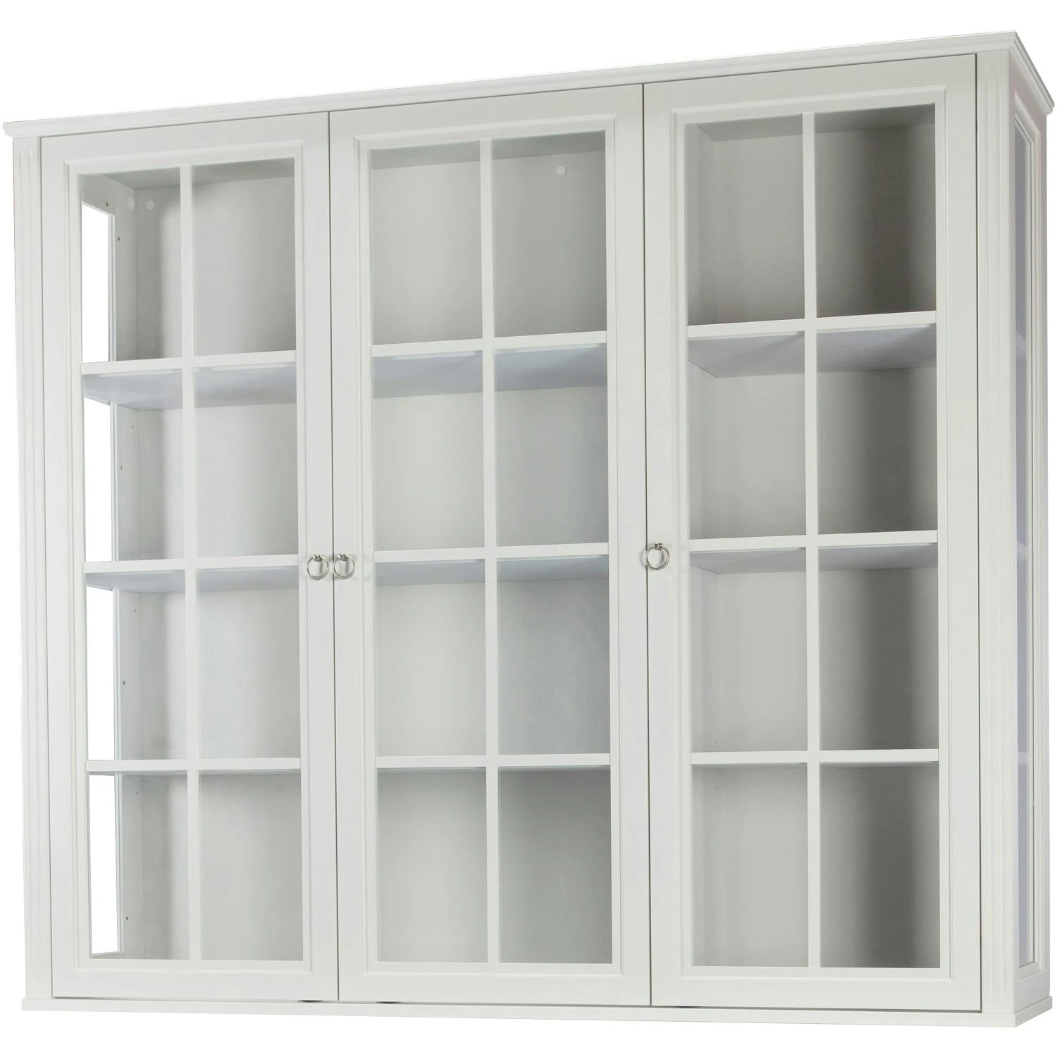 Stockholm 2.0 Vitrinekast 142 X 34 X 124, Whitewash 3 Stockholm 2.0 Vitrinekast 142 X 34 X 124, Whitewash