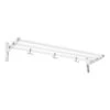 Nostalgi Hat Rack/Shoe Rack, Aluminium Fittings Hoedenrek Gemaakt Van Hout, Gemaakt Van Gerecycleerde Aluminium Wit Aluminium -Meubelwinkel essem design nostalgi hat rack shoe rack aluminium fittings 5