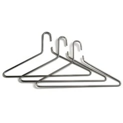 Triangle Hanger 3-pack,  Chrome