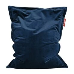Fatboy Original Slim Velvet Beanbag, Dark Blue