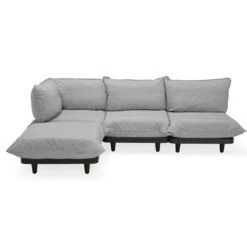 Fatboy Paletti Modulaire Bank 3-zits Met Chaise Longue, Rock Grey