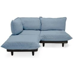 Fatboy Paletti Modulaire Bank 2-zits Met Chaise Longue, Storm Blue