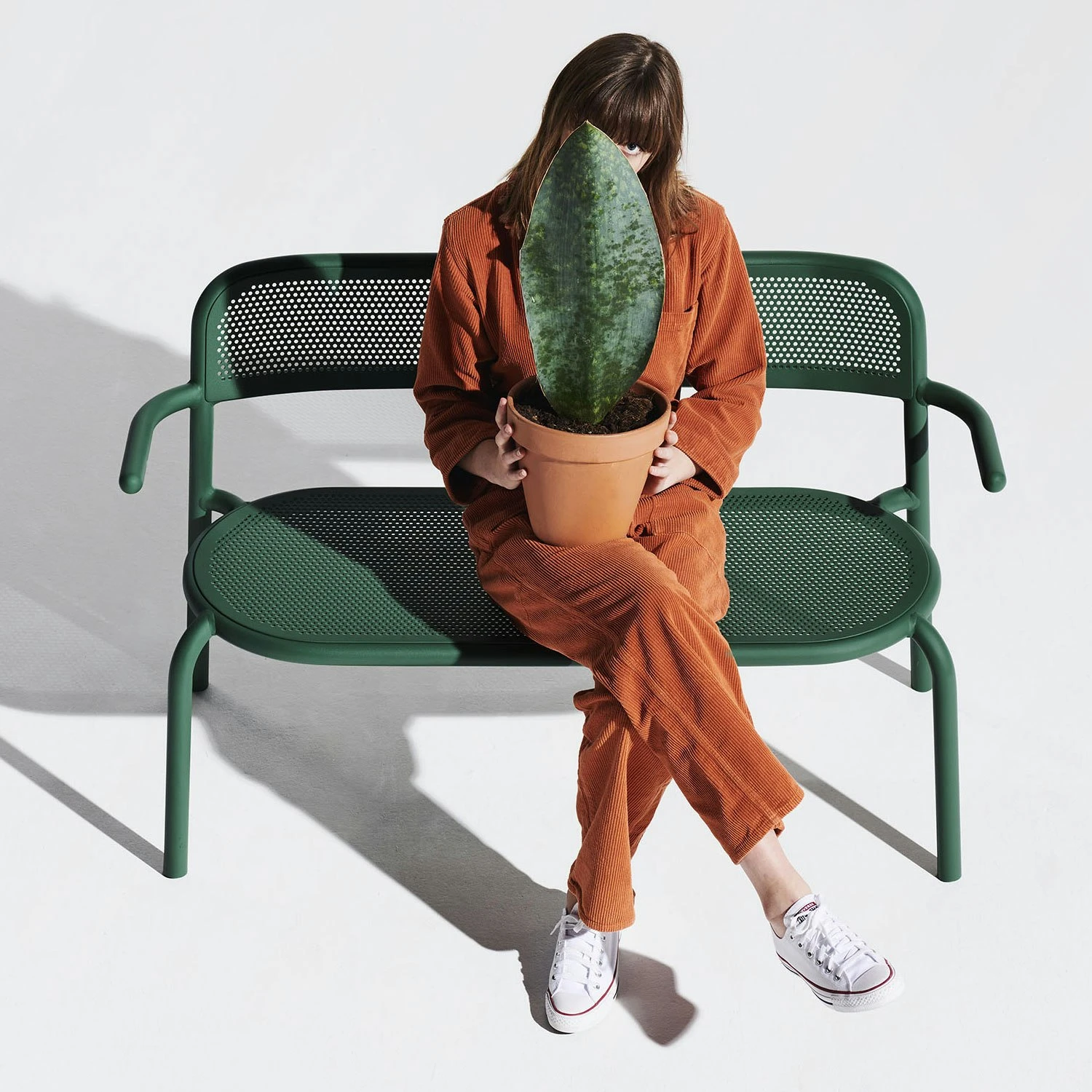 Fatboy Toní Bankski Garden Bench, Pine Green 4 Fatboy Toní Bankski Garden Bench, Pine Green - Afbeelding 2