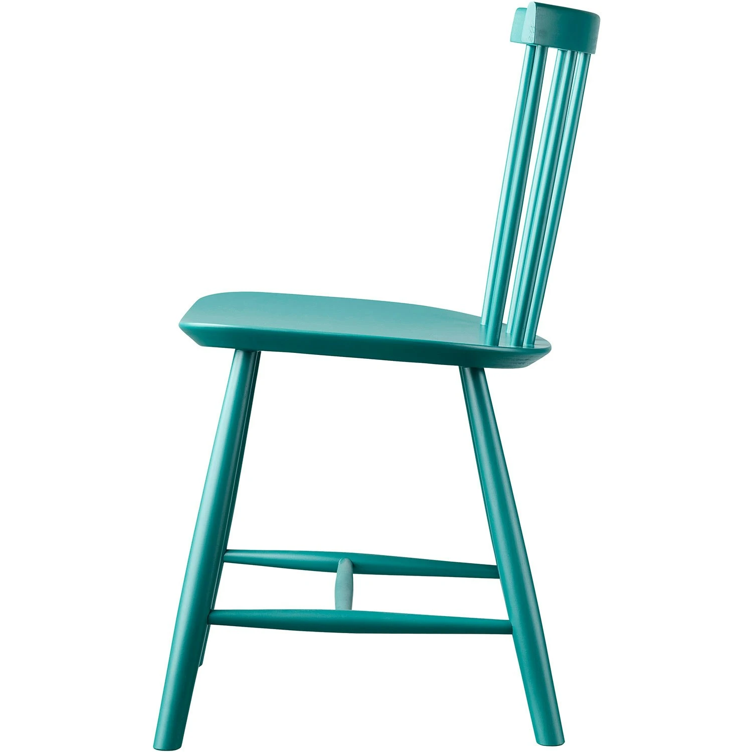 J46 Stoel, Petrolblauw 4 J46 Stoel, Petrolblauw - Afbeelding 2