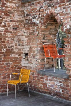 FIAM Mya Spaghetti Fauteuil, Oranje -Meubelwinkel fiam mya spaghetti fauteuil 30