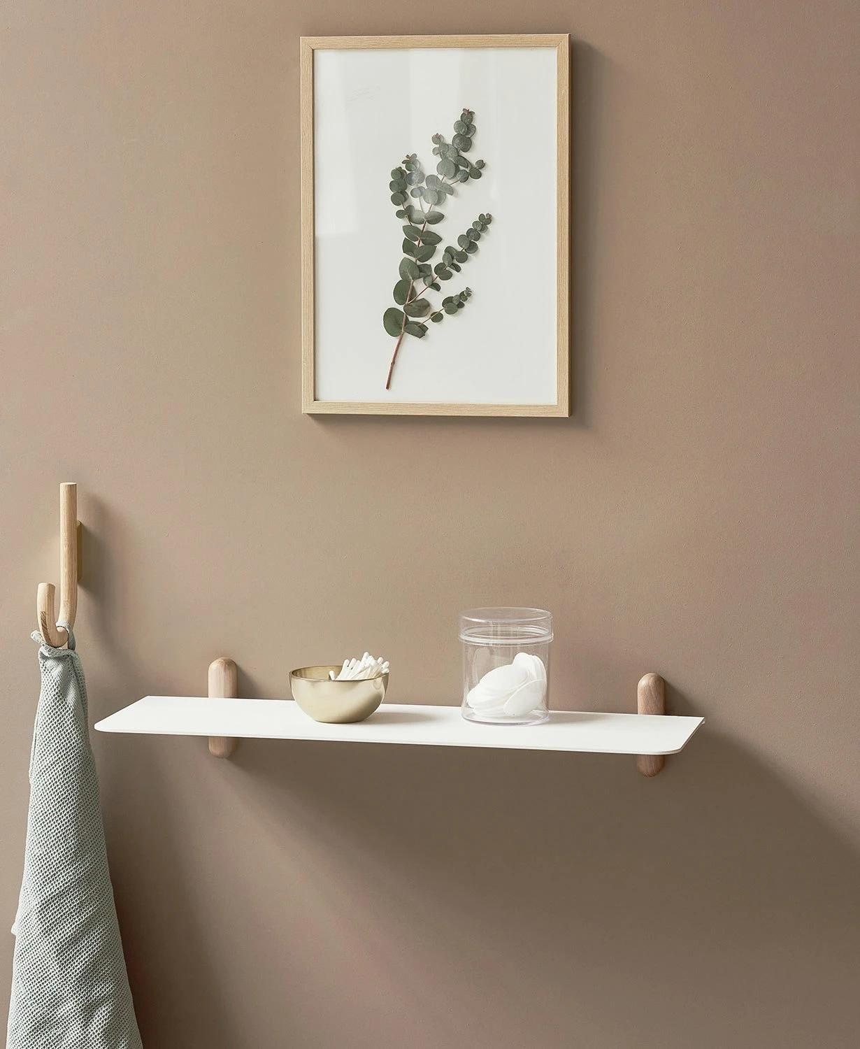 GEJST Nivo Wandplank G, Licht Eiken / Wit 6 GEJST Nivo Wandplank G, Licht Eiken / Wit - Afbeelding 4