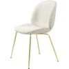 Gubi Beetle Dining Chair, Brass, PG2, Li.Bouclé 001 -Meubelwinkel gubi beetle dining chair brass pg2 1
