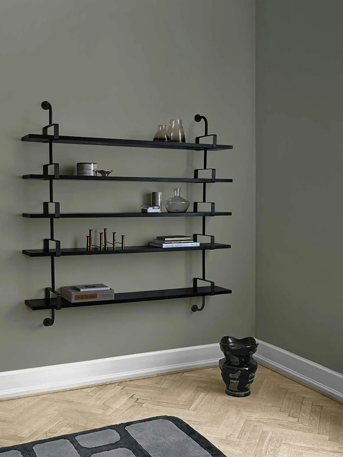 Gubi Demon Shelf 3, 155cm, Walnut 5 Gubi Demon Shelf 3, 155cm, Walnut - Afbeelding 3