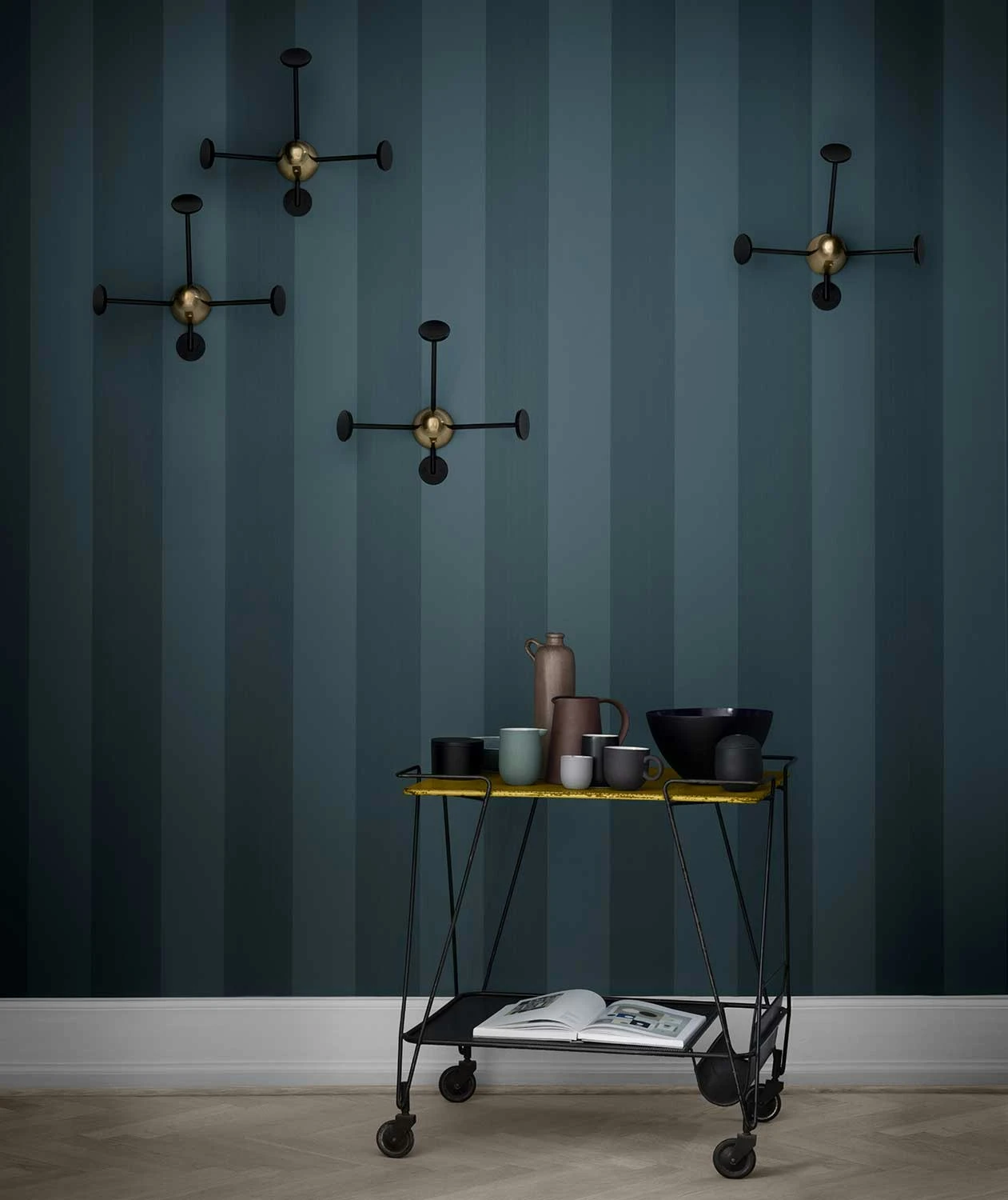 Gubi Matégot Coat Rack, Vintage Red 5 Gubi Matégot Coat Rack, Vintage Red - Afbeelding 3