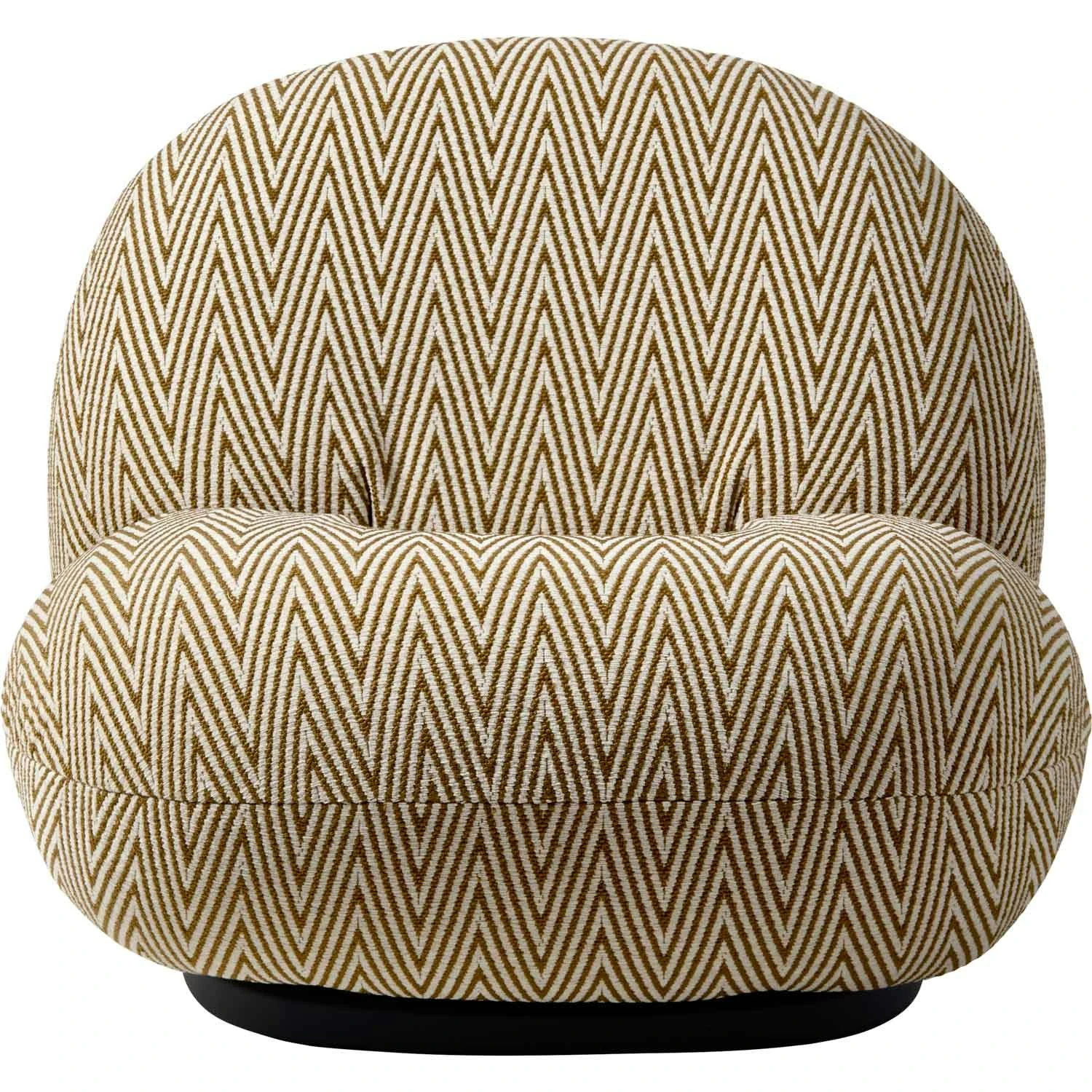 Gubi Pacha Outdoor Loungestoel, Dedar Chevron Outdoor Fr 022, Mosgroene Voet 3 Gubi Pacha Outdoor Loungestoel, Dedar Chevron Outdoor Fr 022, Mosgroene Voet