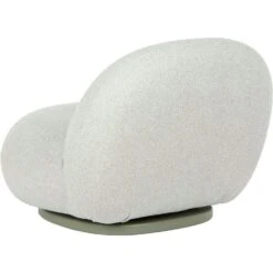 Gubi Pacha Outdoor Loungestoel, Dedar Libera 003, Mosgroene Voet -Meubelwinkel gubi pacha outdoor loungestoel 16