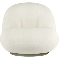 Gubi Pacha Outdoor Loungestoel, Limonta Lorkey 40, Mosgroene Voet