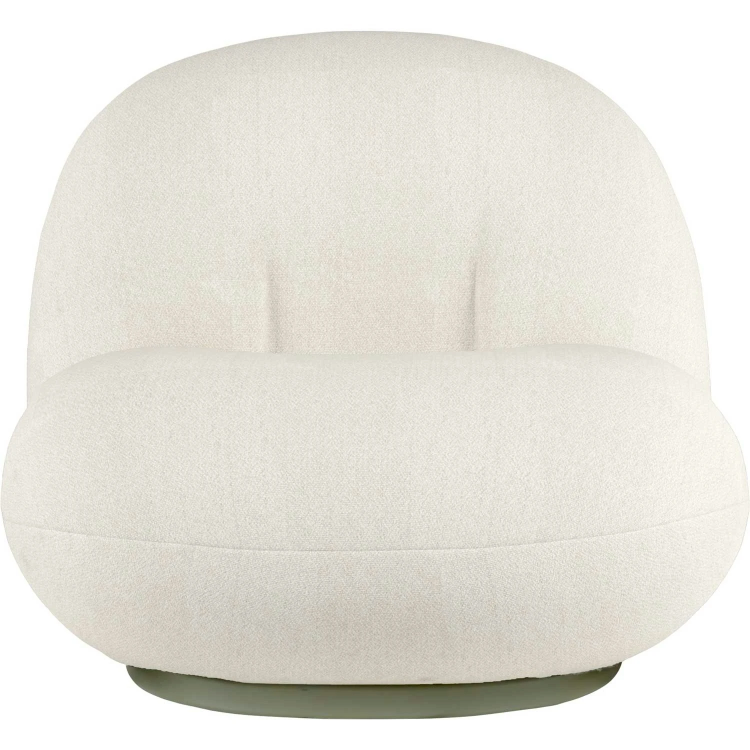 Gubi Pacha Outdoor Loungestoel, Limonta Lorkey 40, Mosgroene Voet 3 Gubi Pacha Outdoor Loungestoel, Limonta Lorkey 40, Mosgroene Voet