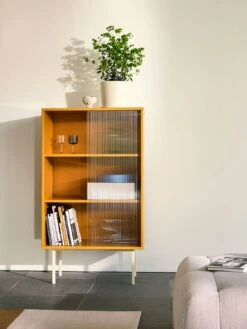 Hay Colour Cabinet Vitrinekast, Glazen Deur / Geel 11 Hay Colour Cabinet Vitrinekast, Glazen Deur / Geel -Meubelwinkel hay colour cabinet vitrinekast glazen deur 9