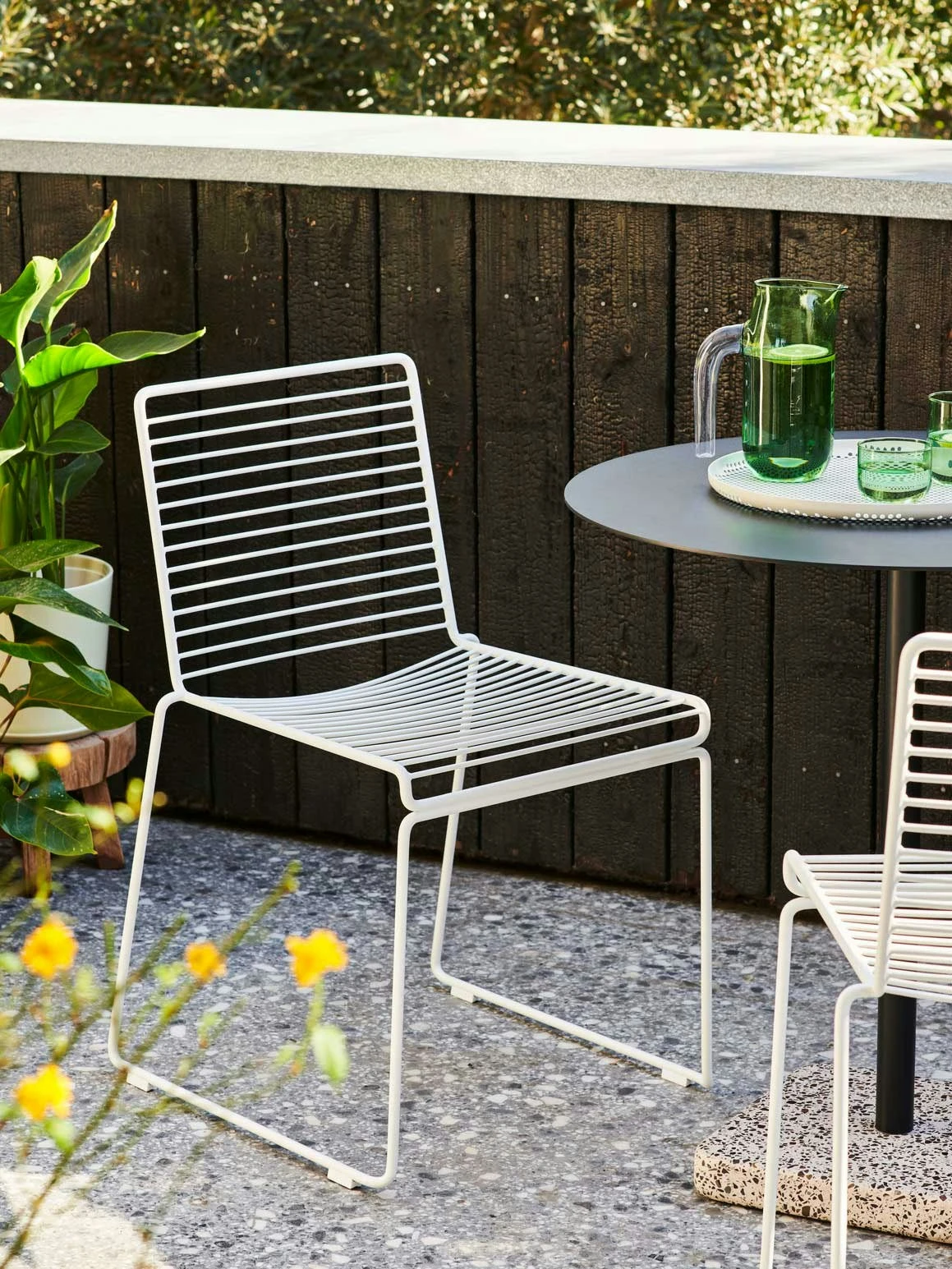 Hay Hee Eetkamerstoel, Wit 4 Hay Hee Eetkamerstoel, Wit - Afbeelding 2