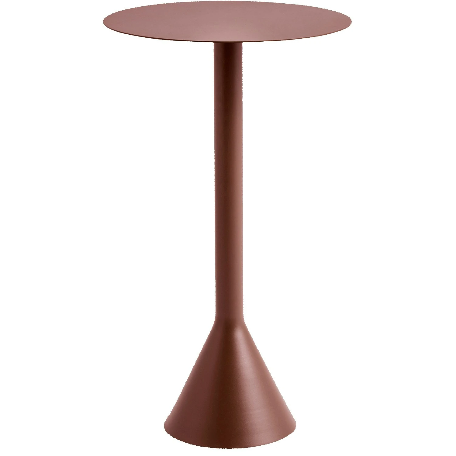 Hay Palissade Cone Tafel Ø60 Cm, Iron Red 3 Hay Palissade Cone Tafel Ø60 Cm, Iron Red