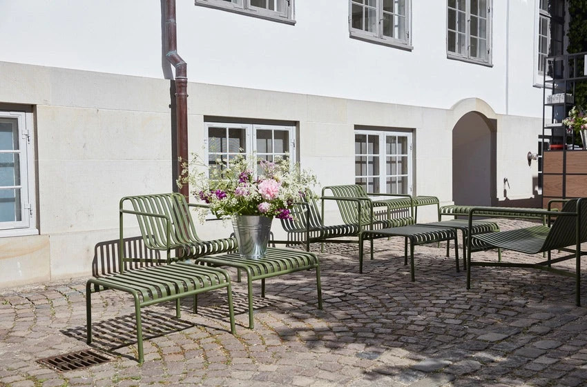 Hay Palissade Loungestoel Laag, Olijfgroen 6 Hay Palissade Loungestoel Laag, Olijfgroen - Afbeelding 4