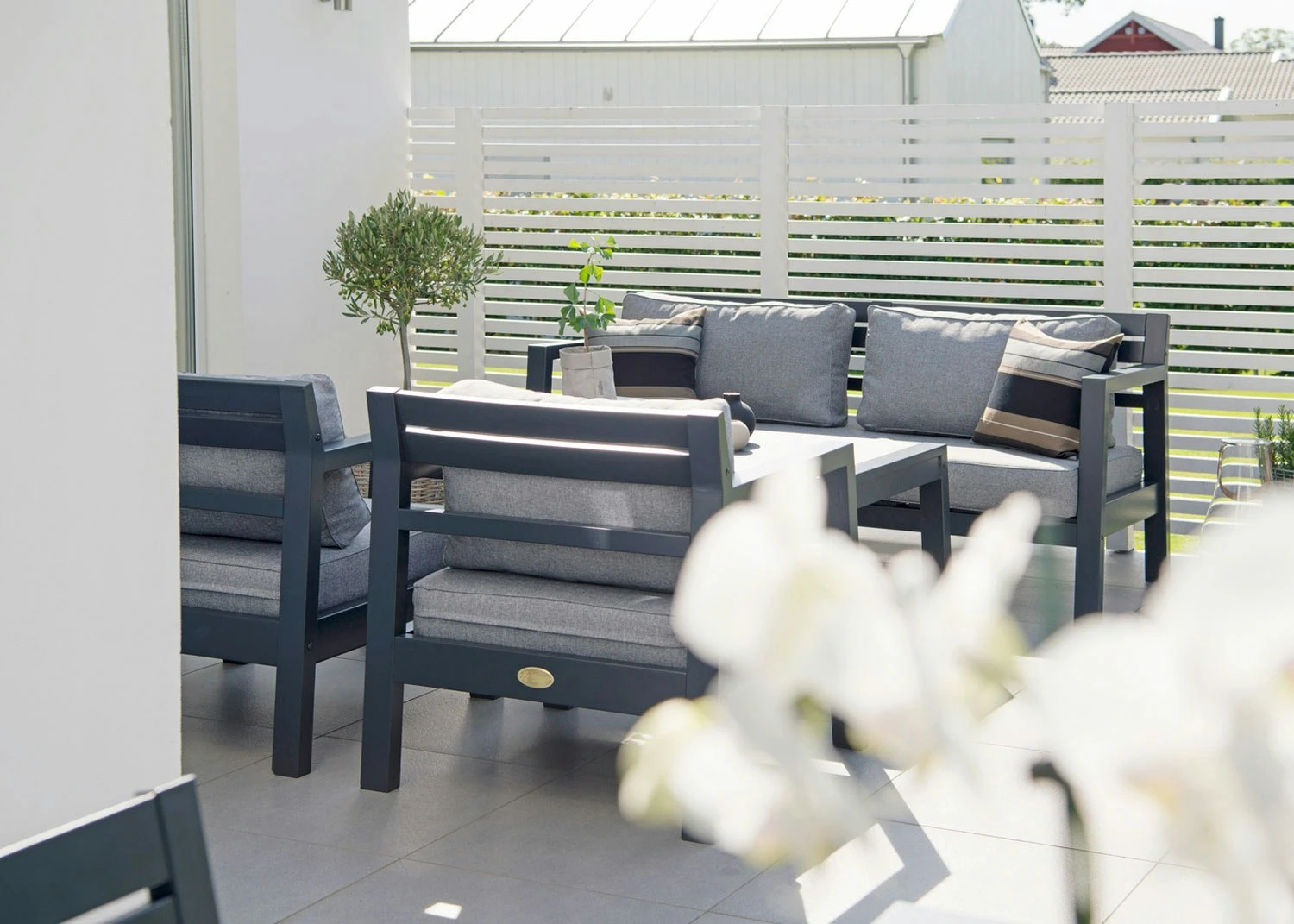 Stoltö Bank, Orkaangrijs/Grijs 4 Stoltö Bank, Orkaangrijs/Grijs - Afbeelding 2