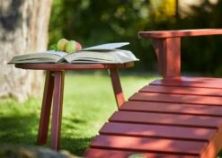 Tennessee Bijzettafel Ø50x41 Cm, Oxide Rood -Meubelwinkel hillerstorp tennessee bijzettafel 50x41 cm 5