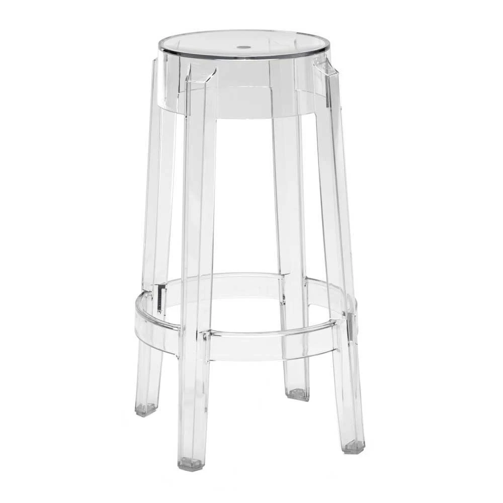 Kartell Charles Ghost Barkruk 65 Cm, Crystal 3 Kartell Charles Ghost Barkruk 65 Cm, Crystal