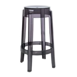 Kartell Charles Ghost Barkruk 65 Cm, Smokey Grey