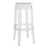 Kartell Charles Ghost Barkruk 75 Cm, Crystal -Meubelwinkel kartell charles ghost barkruk 12