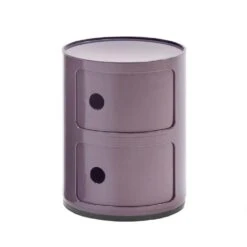 Kartell Componibili Modular System 2 Compartments, Purple