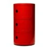 Kartell Componibili Modular System 3 Compartments, Red -Meubelwinkel kartell componibili modular system 3 compartments 21