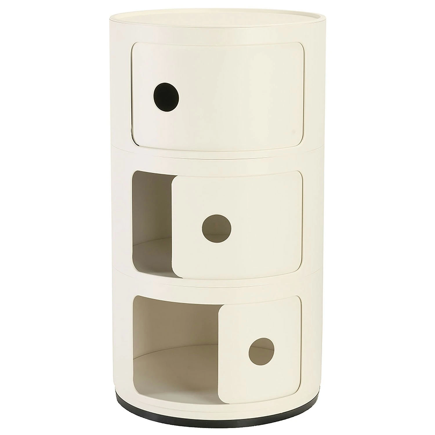 Kartell Componibili Modular System 3 Compartments, Matt White 4 Kartell Componibili Modular System 3 Compartments, Matt White - Afbeelding 2