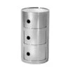 Kartell Componibili Modular System 3 Compartments, Chrome -Meubelwinkel kartell componibili modular system 3 compartments 7