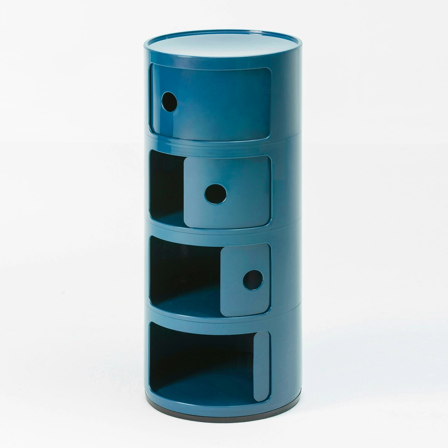 Kartell Componibili Modular System 4 Compartments, Black 4 Kartell Componibili Modular System 4 Compartments, Black - Afbeelding 2