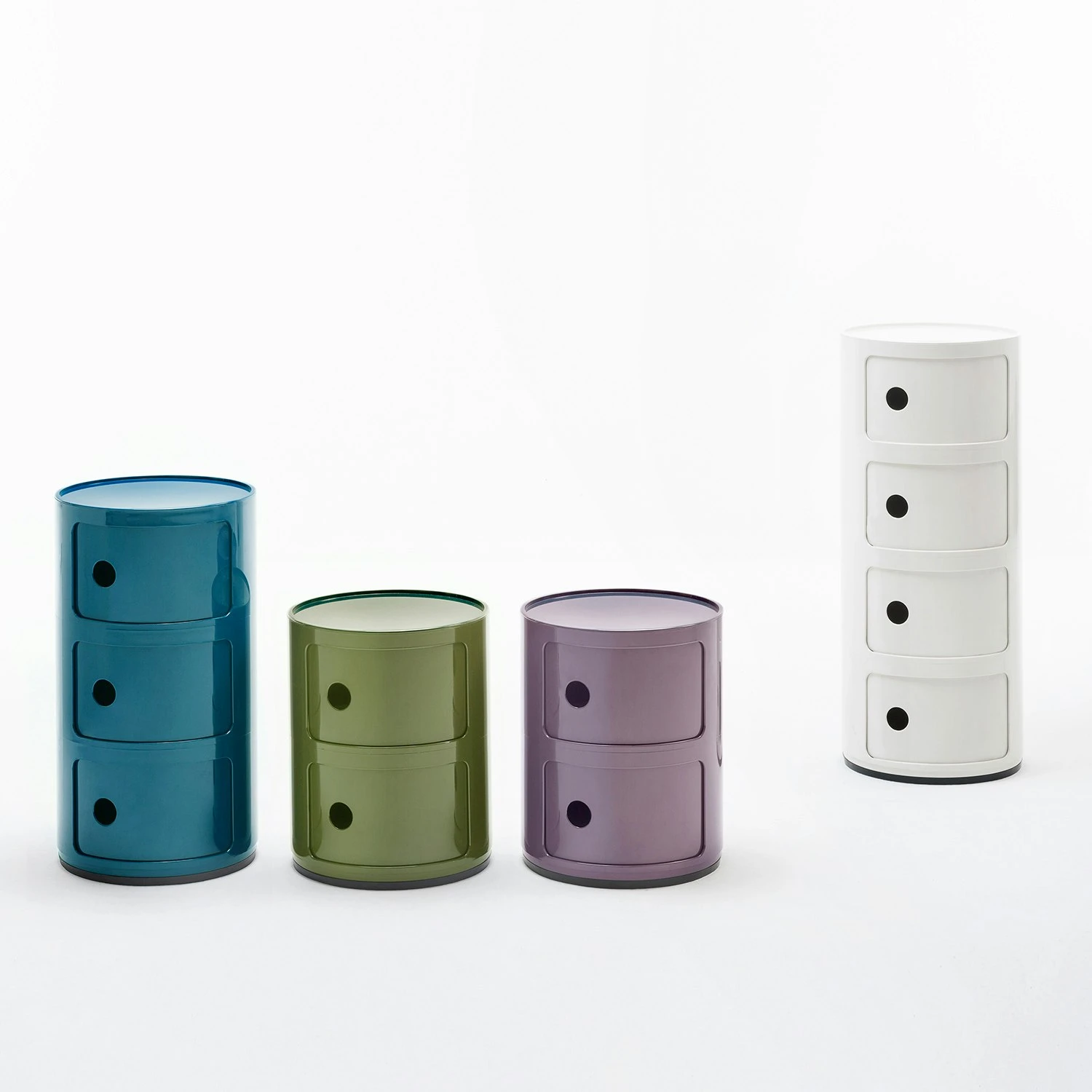 Kartell Componibili Modulesysteem 4 Compartimenten, Wit 5 Kartell Componibili Modulesysteem 4 Compartimenten, Wit - Afbeelding 3