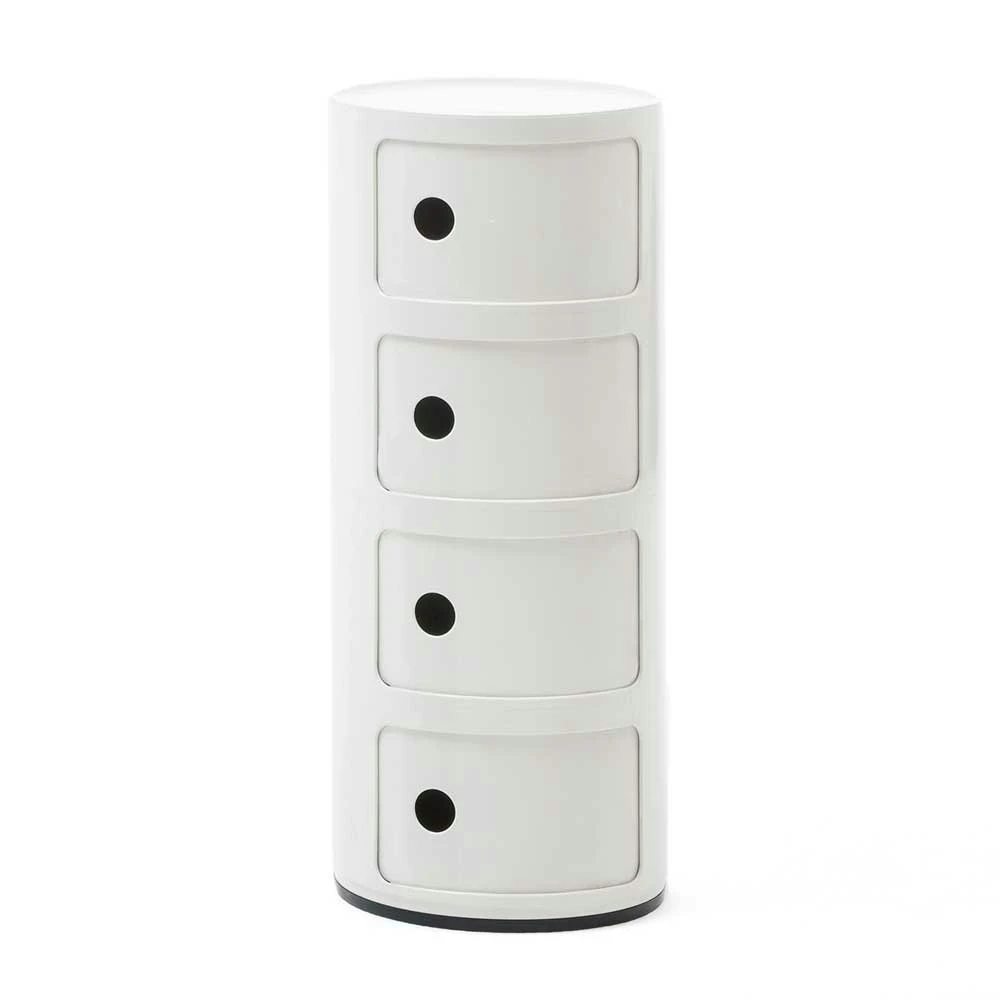 Kartell Componibili Modulesysteem 4 Compartimenten, Wit 3 Kartell Componibili Modulesysteem 4 Compartimenten, Wit