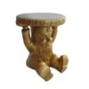 Kartell Gnomes Stool Attila, Gold 1 Kartell Gnomes Stool Attila, Gold -Meubelwinkel kartell gnomes stool attila gold 0