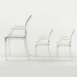 Kartell Lou Lou Ghost Stoel Baby, Kristal -Meubelwinkel kartell lou lou ghost chair baby 6