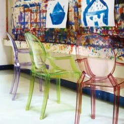 Kartell Lou Lou Ghost Stoel Baby, Kristal -Meubelwinkel kartell lou lou ghost chair baby 7